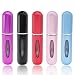 Nebulizzatori per profumo 5 Pezzi, Annhao Atomizzatore di Profumo 5ml Bottiglie Bottiglia di Profumo di viaggio Ricaricabile per Viaggiare Festa