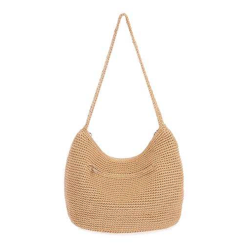 Image of The Sak Sequoia Crochet Strap Hobo, Single Should Strap, Bamboo