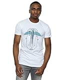 Harry Potter Men's Garrick Ollivander The Wand T-Shirt X-Large White