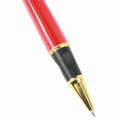 Gullor 450 Rollerball Pen With Golden Ring - Vivid Red #TOP3