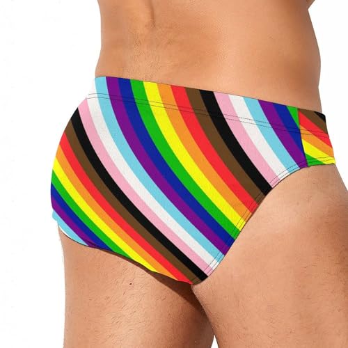 Mens Bodybuilding Swim Briefs Reinforced Stitching Bikini Swimwear for Poolside Training3