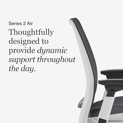 Image of Steelcase Series 2 Ergonomic Office Chair, Hard Floors, Graphite