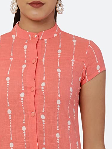Image of See Designs Women's Knee Length Rayon Cocktail Dress Pink