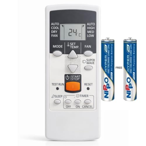 Image of 7-SAT Compatible with O General AC Remote Control, Replacement Remote for O General AC Remote Original (Come with 2 AAA Batteries)