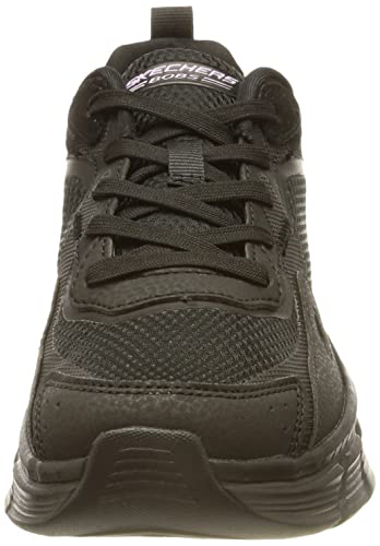 Skechers Skechers Women's Bobs B Flex Hi Sneaker, Black Hot Melt Suede Mesh, 8 UK