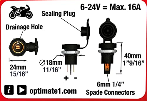 Preisvergleich Produktbild Optimate =SAE78 DIN Anschlussstecker 12V female