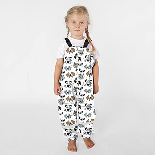 Kids Boys Girls Rain Pant Windproof Jumpsuit Toddler Waterproof Overalls Fishing Pants Rain Gear Adjustable Romper Wear3