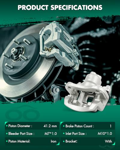 Image of SCITOO Rear Left & Right Brake Caliper With Bracket 19B2783 19B2782 Compatible For Lexus For RX330 04-06 For Lexus For RX350 07-09 For Lexus For RX400h 06-08 For Toyota For Highlander 06-07