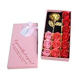 Utilisation décorative polyvalente: Ce lot de 12 fleurs de savon dans une boîte cadeau est idéal pour le quotidien, les fêtes et les célébrations, et constitue un élément décoratif original qui embellit l'atmosphère.