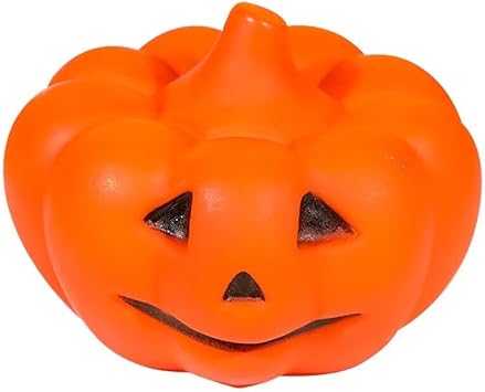 Halloween Pumpkin LED Night Light - Glowing Bedroom & Tabletop Atmosphere Decor,Orange