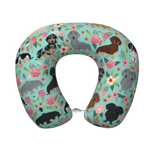 Almohada U Neck Espuma viscoelástica Negro Tamaño único miniatura 1