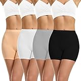 Slip Shorts Womens Under Dress Seamless Smooth Anti Chafing Bike Shorts Boy Shorts Under...