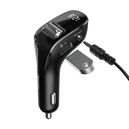 Transmissor Fm Mp3 4 em 1 Bluetooth com Carregador USB Baseus