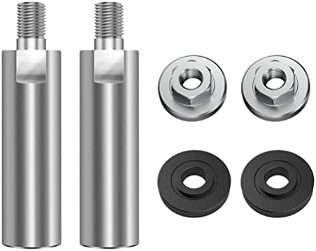 Miniatura 8 de Zerodis Barra de conexión de extensión de amoladora angular, eje de extensión de amoladora angular de acero inoxidable, eje de extensión de pulidora