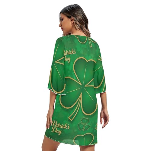 Robe d'été verte manches 3/4 : la solution confort pour la Saint-Patrick sans complexe - 2