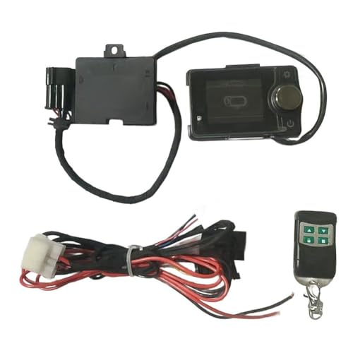 Opatiny Controlador de calentador de estacionamiento diésel de 12 V 24 V con interruptor LCD y control remoto para calentadores de aire de 5 kW-8 kW, material ABS, rango de 30 m