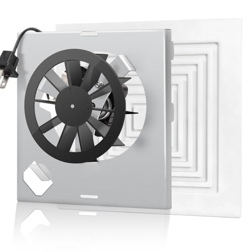 【Upgraded】 696N-R02 B Unit 50CFM Fan with Grille Compatible with Broan-Nutone 688-K 688-J 688-H 688-G 695N-R02 B, 696N-R01 B, 695N-R02 B,2.0 Sone