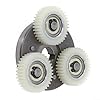 E Bike Motor Gear Clutch Kit, 35/36T Planetary Nylon Gears Electric Bicycle Accessories for Bafang Electric Bicycle 500W 750W, Replacement for Bafang Motor Metal Solid Gear(36T Straight Gear B) #3
