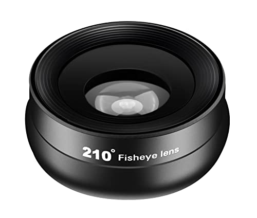 210° Fisheye Lens, Professional Cell Phone Lens For Iphone,Samsung,Pixel,Blackberry,Ipad,Notebook,Etc,Fish Eye Lens #TOP2