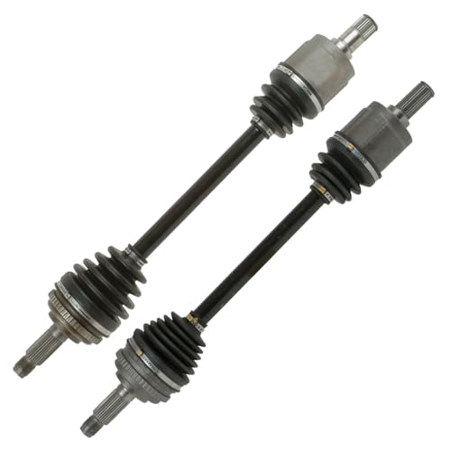 Image of Detroit Axle - Front 2pc CV Axles for 1998-2002 Honda Accord 1999-2003 | Acura TL 2001-2003 CL, Complete CV Axle Shafts Assembly Replacement