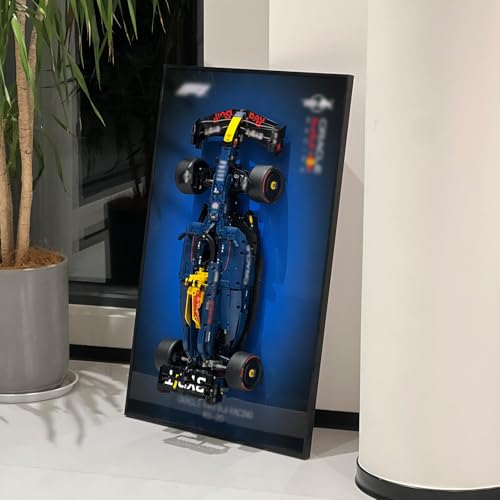 Tableau d'affichage pour Lego Technic Oracle Red Bull Racing RB20 F1 Car 42206, objets de collection pour adultes, fixation murale, décoration de maison ou de...