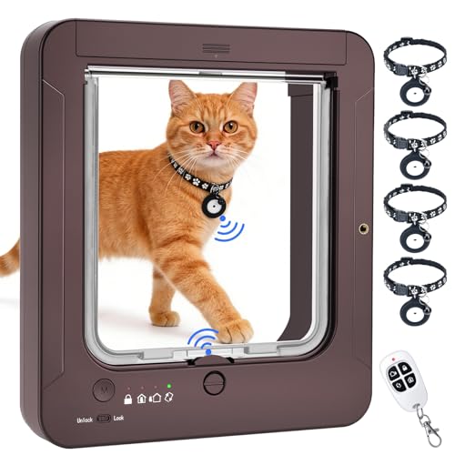 Smart Cat Door with 4 Sensor Keys