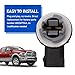 DYEKNEE 2 PCS Car Tail Light Socket, Waterproof Flame Retardant Base + Pure Copper Contact Replacement, Wiring Harness Plug Connector Bracket, Compatible with 09-20 Dodge Ram 1500 2500 3500 (Black)