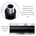 yoga stick is made of sturdy steel that is 5 feet high and an adjustable stretching stick, providing flexibility, agility, and balance. Covered with thick and comfortable foam layer (Black)