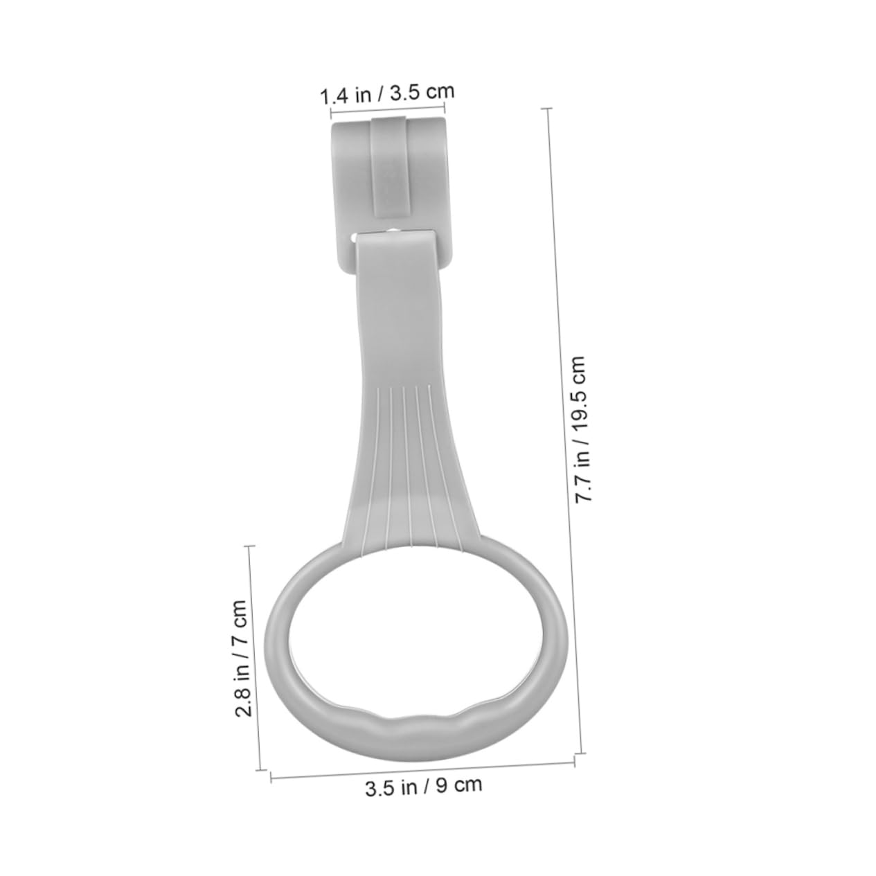 Kisangel 4Pcs Pull Up Rings Safety Arm Tool for Lightweight and Portable Crib Hanging Rings Walking Assistant