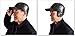 Genuine Leather Baseball Cap for Men with Ear Flaps,Winter Warm Cowhide Baseball Hat for Outdoor As Driving,Hunting,Climbing (Black)