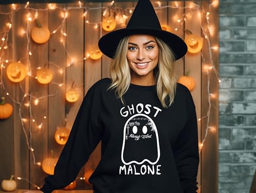 Ghost Malone Hallowen Shirt Cute Ghost T-Shirt Stay Spooky Halloween 2024 Stay Spooky Tshirt4