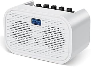 Mini 10W Guitar Amp, LEKATO Rechargeable Electric Guitar Amplifier, Clean&Distortion&Delay, Three-Band EQ, Gain Regulation, Support Bluetooth 5.0, for Daily Guitar Practice
