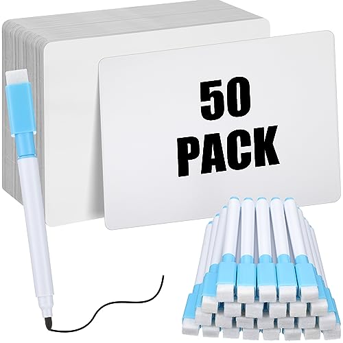 Fulmoon Dry Erase Lapboard Set with Markers Dry Erase Boards Classroom Pack Small White Board 9