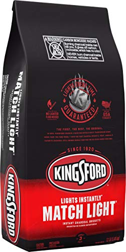 Kingsford Match Light Instant Charcoal Briquettes, Bbq Charcoal For Grilling, Ready In 10 Minutes, No Lighter Fluid Or Starter Needed, 12 Lbs #TOP2
