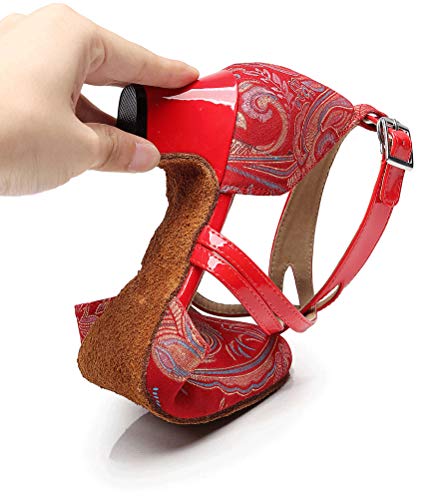 Chaussures de danse salsa légères avec semelle souple et confortable - 4