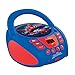 Produktbild Lexibook Marvel Spider-Man Peter Parker Boombox CD-Player, AUX-Eingangsbuchse, AC-Betrieb oder Batterie,Blau/Rot, RCD108SP_10