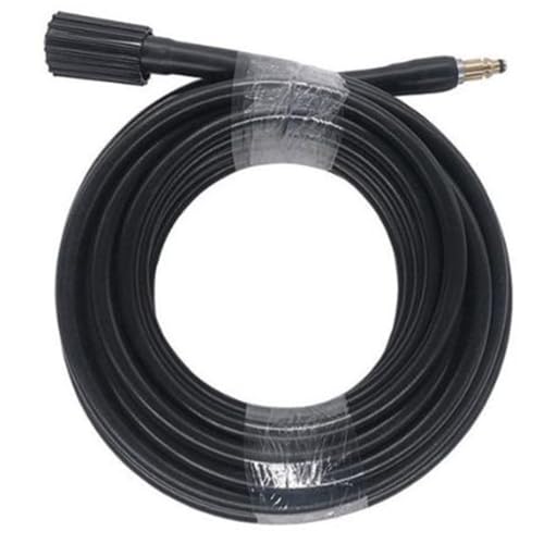 VRTYVEYBB Tubo dell'acqua ad alta pressione, 10 m, per idropulitrice, connettore M22-14, materiale PE, flessibile e resistente, per pulizia esterna