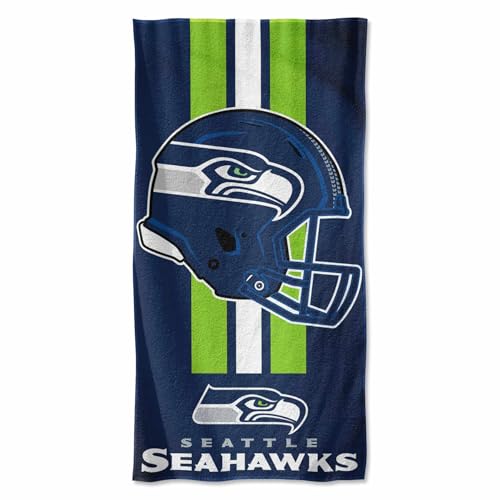 Serviette de bain NFL Seattle Seahawks de WinCraft en textile premium durable