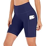 COMODIDAD MÁXIMA: estos shorts para caminar actúan y se sienten como una segunda piel porque están hechos de poliéster cepillado suave como la mantequilla y una mezcla de spandex. Nuestro material elástico en cuatro direcciones promueve la compresión, el soporte y una gran comodidad. Exigimos mucho de estos shorts de yoga con bolsillos. . Esperamos que no solo tengan un ajuste ceñido, sino que también se sientan cómodos usándolos todo el día.