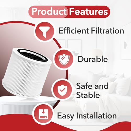 4Pcs AP100 AP102 Replacement Filter Compatible with AromaRoom Air Purifiers by StreytoTek - Image 6