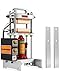 Upgraded 4 Ton Heat Press Machine - 3x5 Inch Heated Plates, Dual Detection of Heating