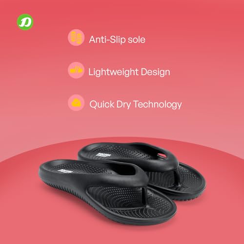 Image of DOCTOR EXTRA SOFT Men's Classic Casual Thong Slippers With Cushion Footbed For Adult|Comfortable & Lightweight|Stylish & Anti-Skid|Waterproof & Everyday Indoor Outdoor Flip Flops Gents & Boys D-506
