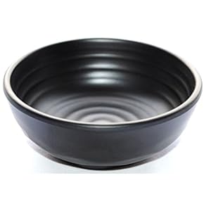 Lucky Star Melamine Round Snack Sauce Dipping Dishes Bowls Cups, 3-7/8″ (4 oz), Black (40)