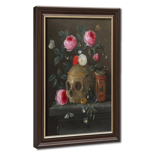 Impression sur Toile Jan Van Kessel Poster Nature Morte Vanitas Cadre Suspendu
