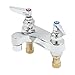 T&S Brass B-0871-VR-CH-QT Lavatory Faucet, Deck Mount, 2.2 GPM VR Aerator, Club Handles, VR Screws, 1/4-Turn Eternas