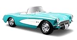 Maisto 1:24 Scale Turqouise 1957 Chevrolet Corvette Diecast Vehicle