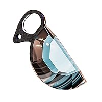 Blesiya 79mm Handheld Halbkreis Spezielle Effekte Kamera Objektiv Filter Optische Glas Prisma Mehrere Brechungen FX Video SLR Kamera Zubehör