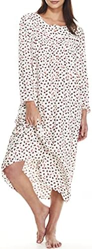 Lanz of Salzburg Microfleece Long Sleeve Ballet Gown Red Berries MD