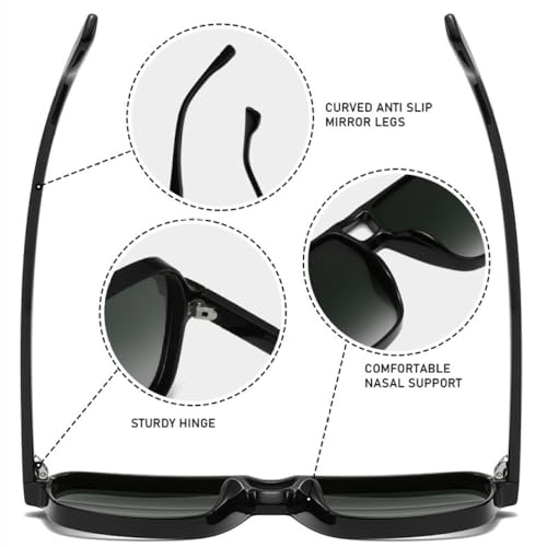 Lunettes rétro aviation contre l'éblouissement mode unisexe