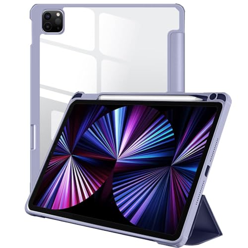 Amazon Basics TPU Smart Case Cover for Apple iPad Pro 4th/3rd/2nd Gen (11 inch) | Transparent Back & Soft Sides (Lavender) (B0CSYWC82V) Amazon Price History, Amazon Price Tracker